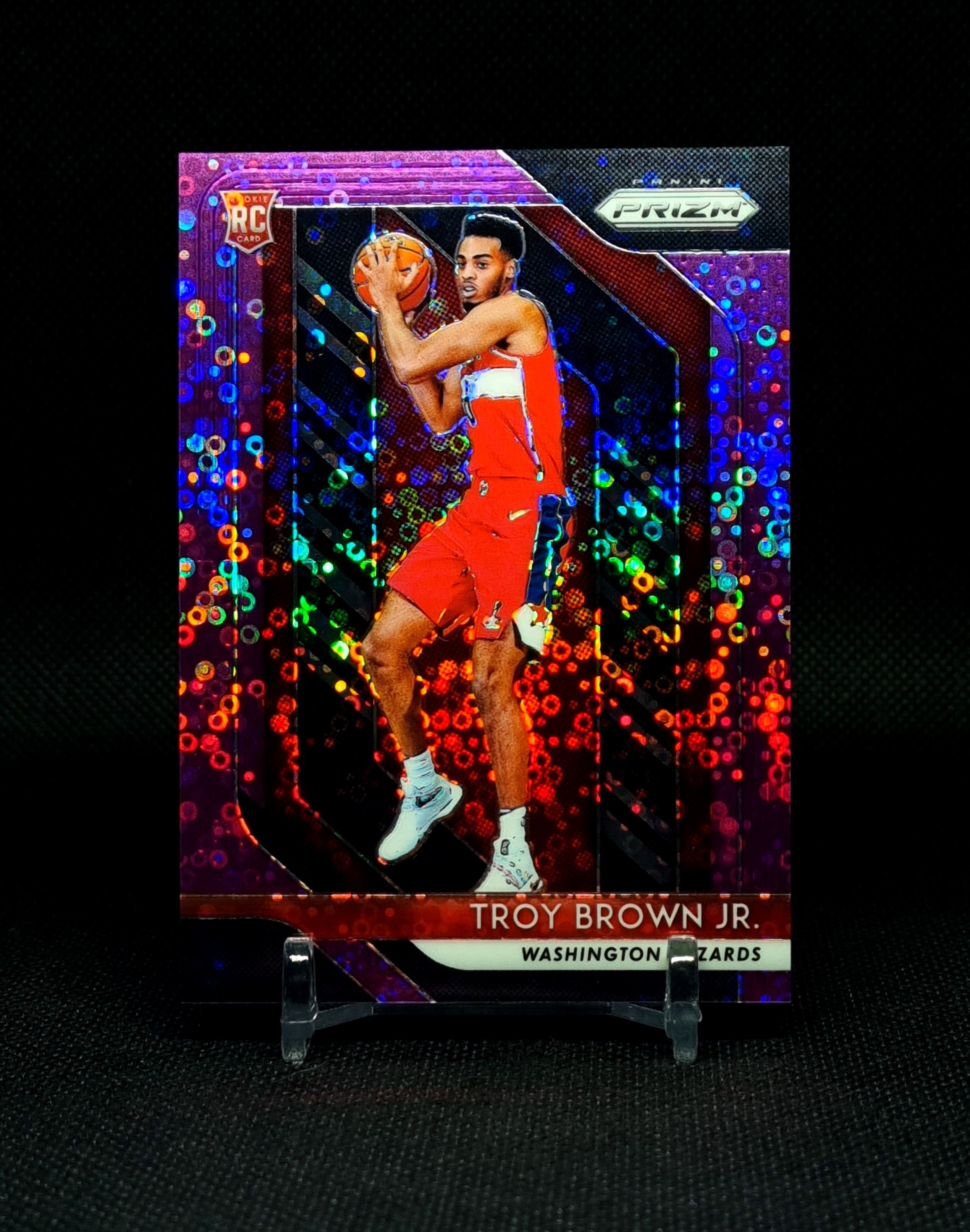 2018-19 Panini Prizm Prizms Fast Break Purple #213 Troy Brown Jr. /75