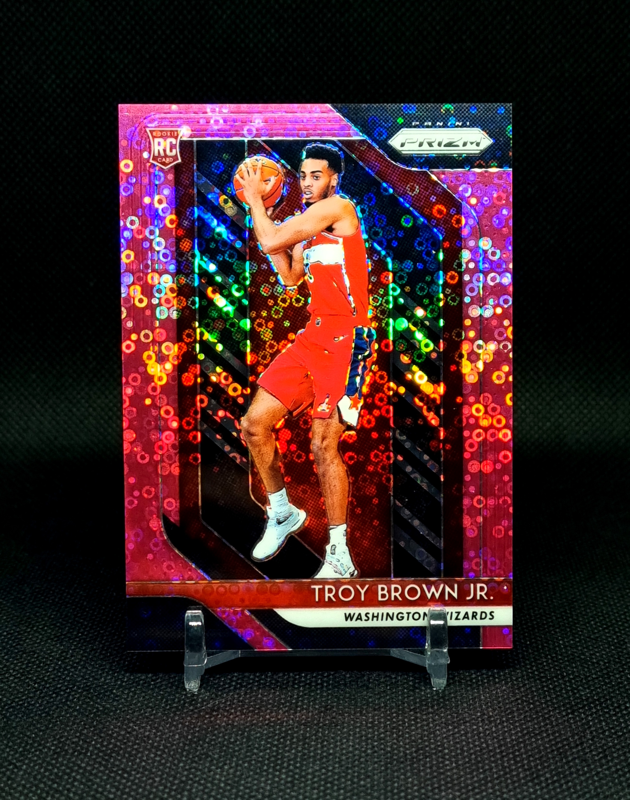 2018-19 Panini Prizm Prizms Fast Break Pink #213 Troy Brown Jr. /50