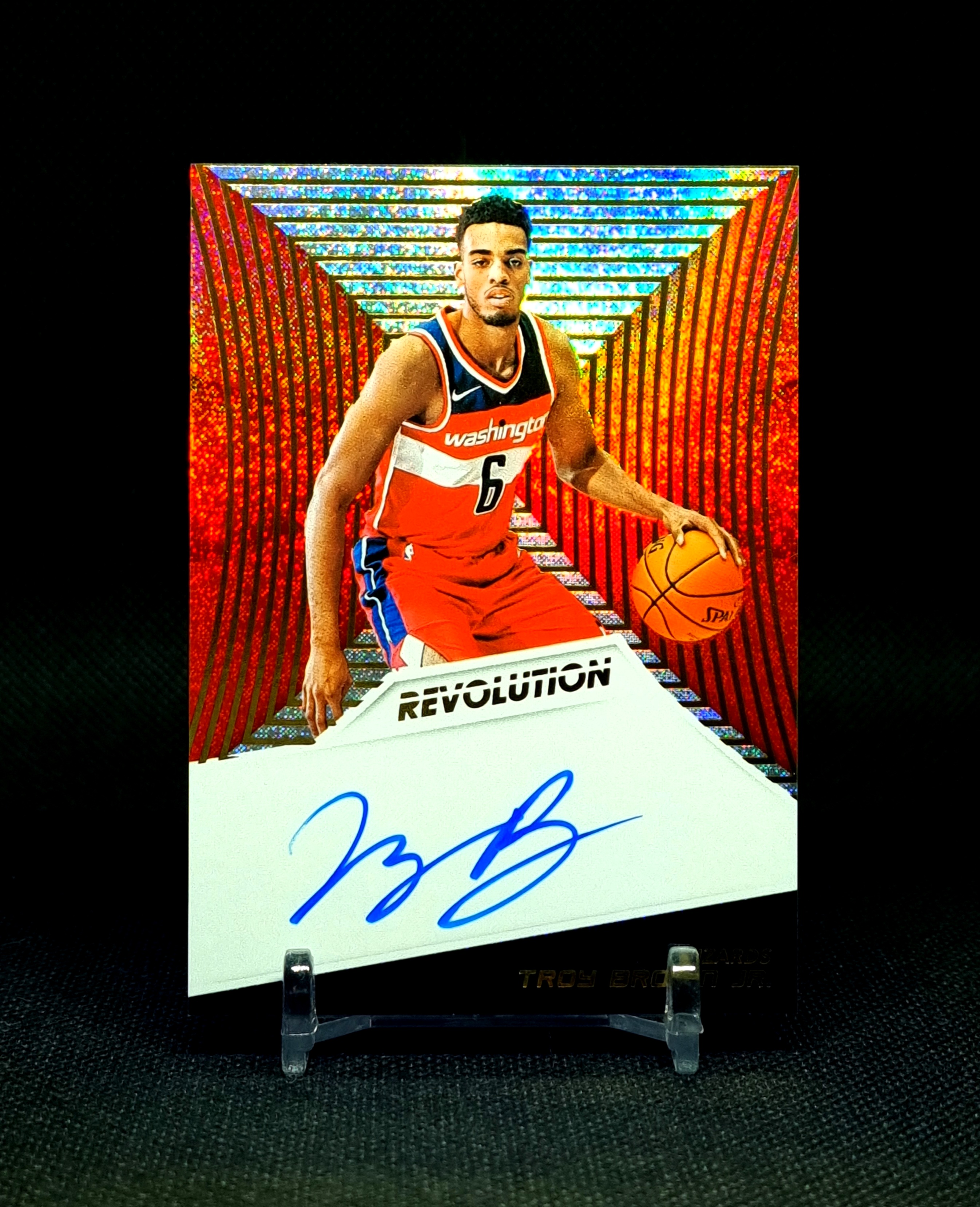 2018-19 Panini Revolution Rookie Autographs #13 Troy Brown Jr.